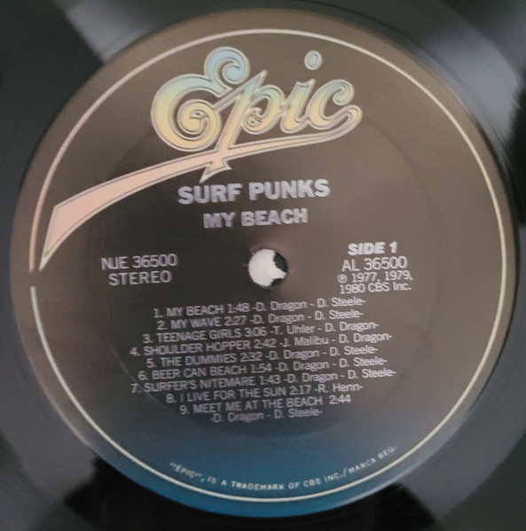 Surf Punks - My Beach [Vinyl] | Epic (NJE 36500) - 3