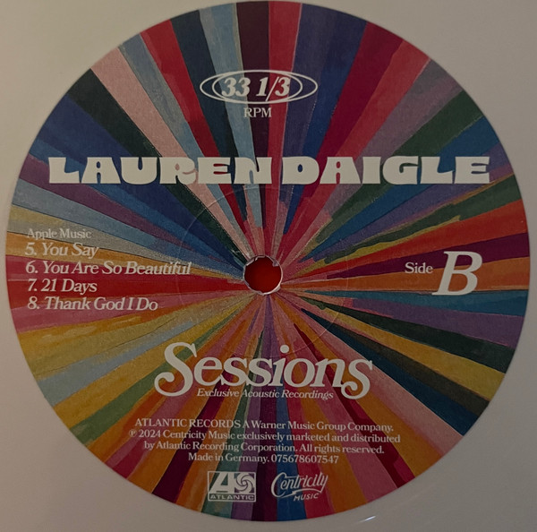 Lauren Daigle - Sessions (Exclusive Acoustic Recordings) | Atlantic (075678607547) - 4 Lauren Daigle - Sessions (Exclusive Acoustic Recordings) | Atlantic (075678607547) - 4