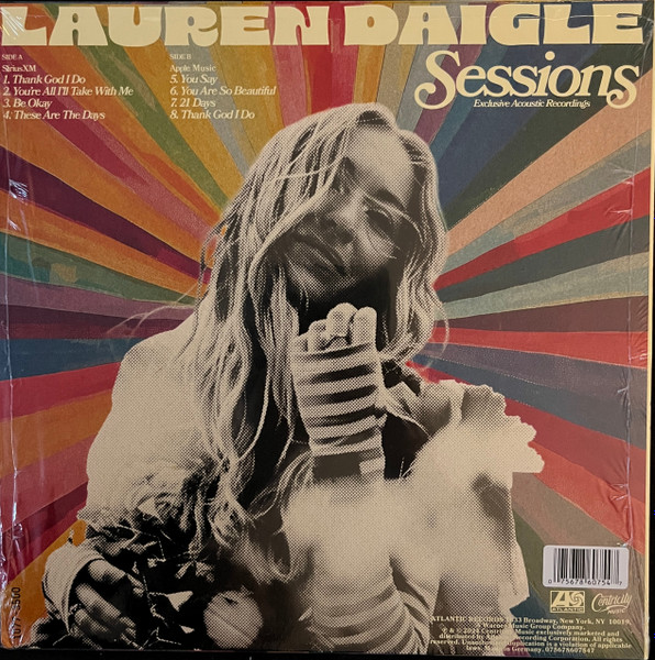 Lauren Daigle - Sessions (Exclusive Acoustic Recordings) | Atlantic (075678607547) - 2 Lauren Daigle - Sessions (Exclusive Acoustic Recordings) | Atlantic (075678607547) - 2
