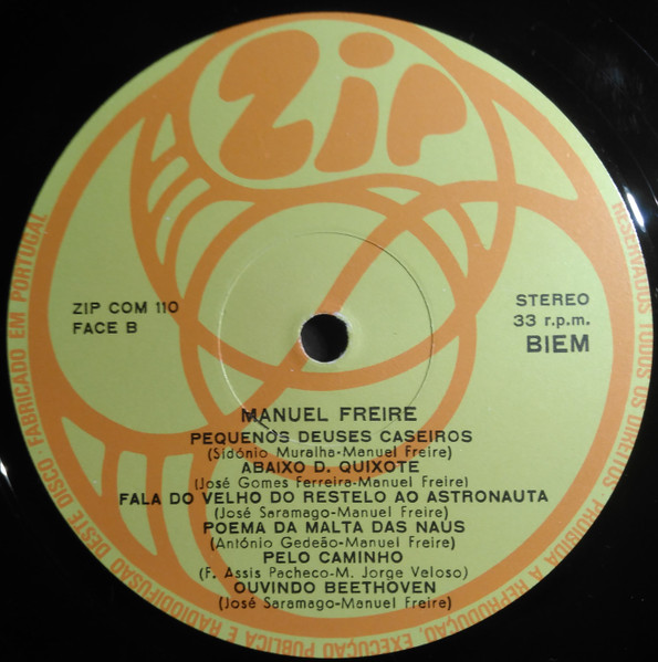 Manuel Freire - Manuel Freire | Zip Zip (COM 110) - 4