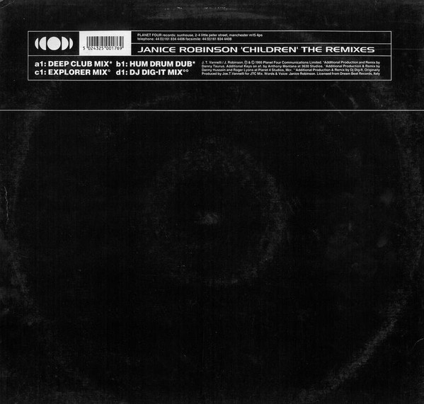 Janice Robinson - Children (The Remixes) | Planet Four Communications (PFCT17)