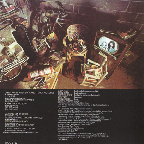 Daryl Hall & John Oates - War Babies CD | Wounded Bird Records (WOU 8109) - 4