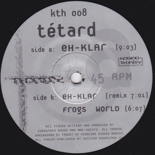 Tétard - Eh-Klar | Kosmothority (kth 008) - main Tétard - Eh-Klar | Kosmothority (kth 008) - main