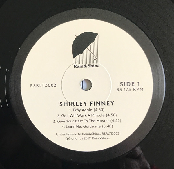 Shirley Finney - Pray Again | Rain&Shine (RSRLTD002) - 3