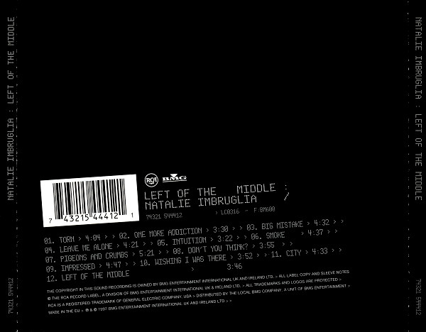 Natalie Imbruglia - Left Of The Middle | RCA (74321 544412) - 2 Natalie Imbruglia - Left Of The Middle | RCA (74321 544412) - 2