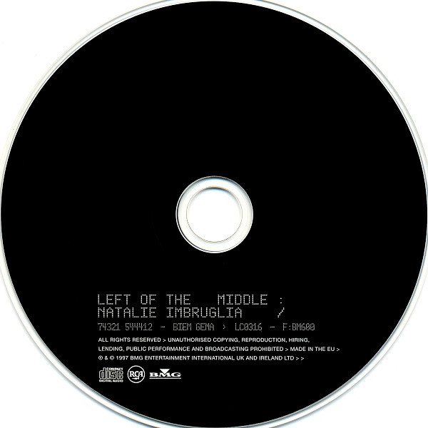 Natalie Imbruglia - Left Of The Middle | RCA (74321 544412) - 3 Natalie Imbruglia - Left Of The Middle | RCA (74321 544412) - 3