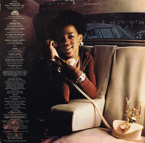 Evelyn King - Smooth Talk | RCA Victor (APL1-2466) - 2 Evelyn King - Smooth Talk | RCA Victor (APL1-2466) - 2