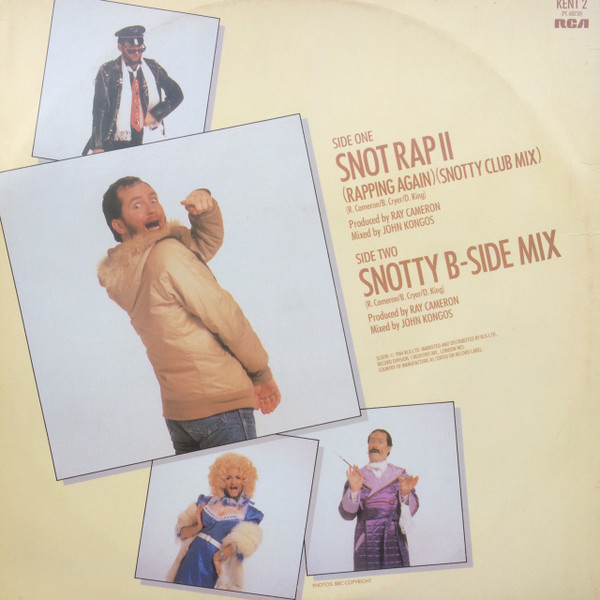 Kenny Everett - Snot Rap ll | RCA (KENT 2) - 2