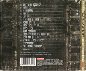 Fear Factory - Digimortal CD | Roadrunner Records (RR 8561-5) - 3