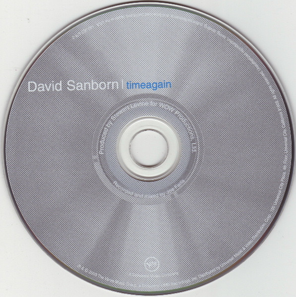 David Sanborn - Timeagain | Verve Records (440 065 578-2) - 4