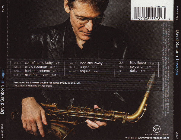 David Sanborn - Timeagain | Verve Records (440 065 578-2) - 3