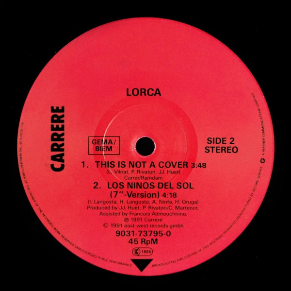 Lorca - Los Ninos Del Sol | Carrere (9031-73795-0) - 4