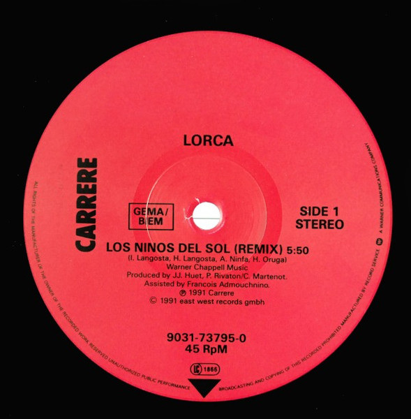Lorca - Los Ninos Del Sol | Carrere (9031-73795-0) - 3