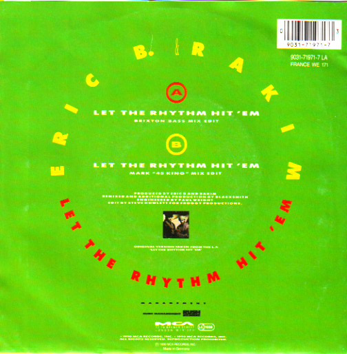 Eric B. & Rakim - Let The Rhythm Hit 'Em (The Blacksmith Remix) | MCA Records (9031-71971-7) - 2
