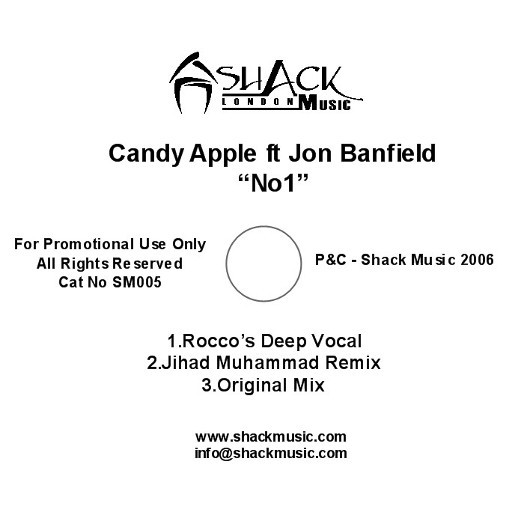 Candy Apple - No1 | Shack Music Recordings (SM005P)