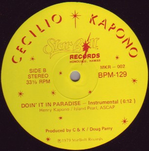 Cecilio & Kapono - Doin' It In Paradise | Starbolt Records (MKR-002) - 2