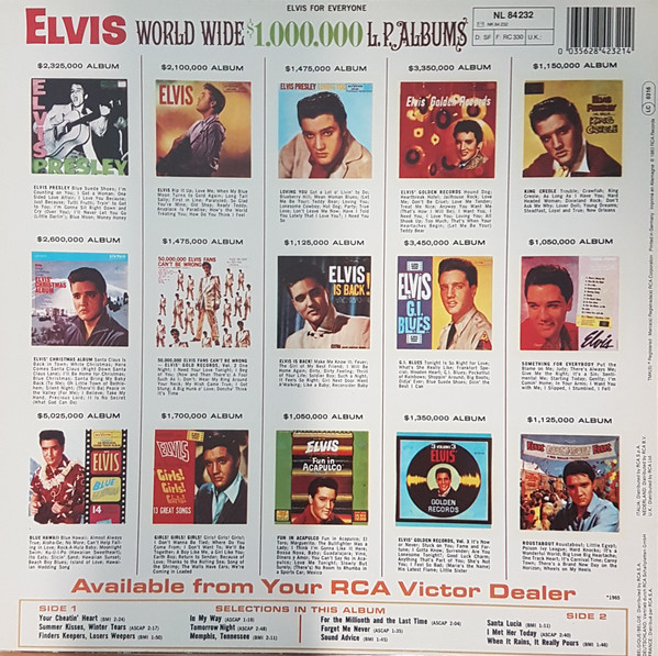 Elvis Presley - Elvis For Everyone! | RCA (NL 84232) - 2 Elvis Presley - Elvis For Everyone! | RCA (NL 84232) - 2