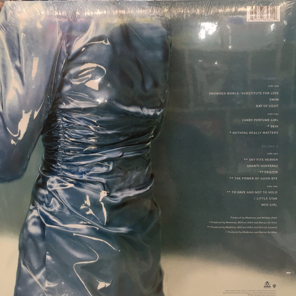 Madonna - Ray Of Light (2LP - RSD2018 - Clear Vinyl) [Vinyl] | Maverick (RCV1 46847) - 2