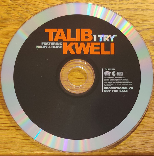 Talib Kweli Featuring Mary J. Blige - I Try | Rawkus (TALIBKCDP1) - 3