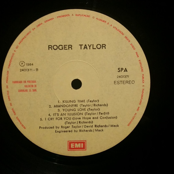 Roger Taylor - Strange Frontier | EMI (2401371) - 3