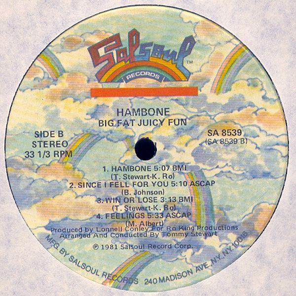 Hambone - Big Fat Juicy Fun | Salsoul Records (SA 8539) - 4