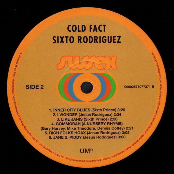 Sixto Rodriguez - Cold Fact | UMe (00602577077371) - 4