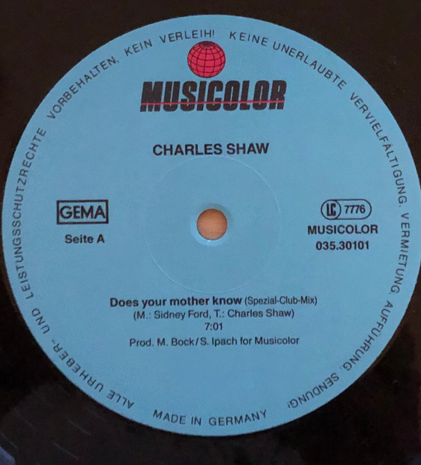 Charles Shaw - Does Your Mother Know? | Musicolor (035.30101) - 3