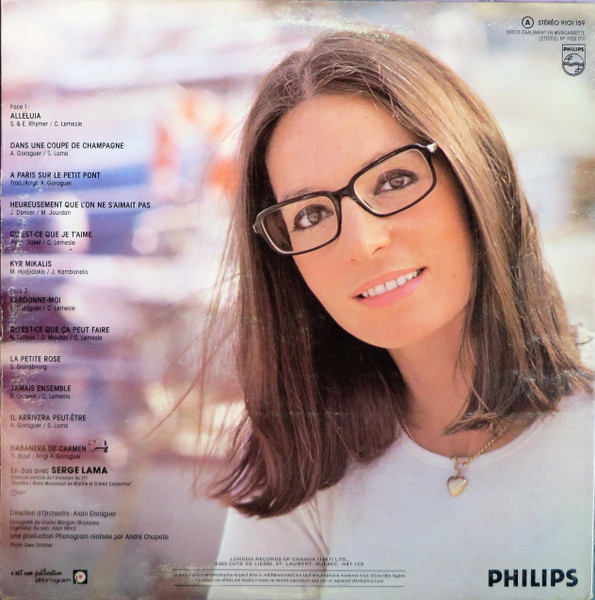 Nana Mouskouri - Alléluia | Philips (9101 159) - 2