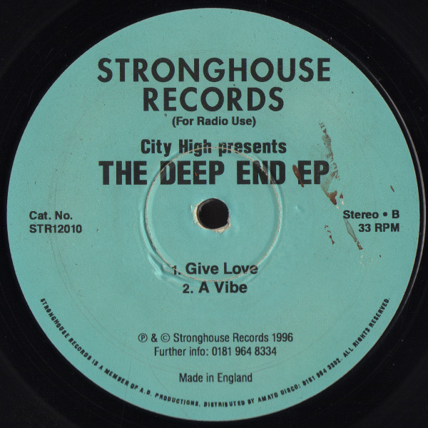 City High - The Deep End EP | Stronghouse Records (STR12010) - 2
