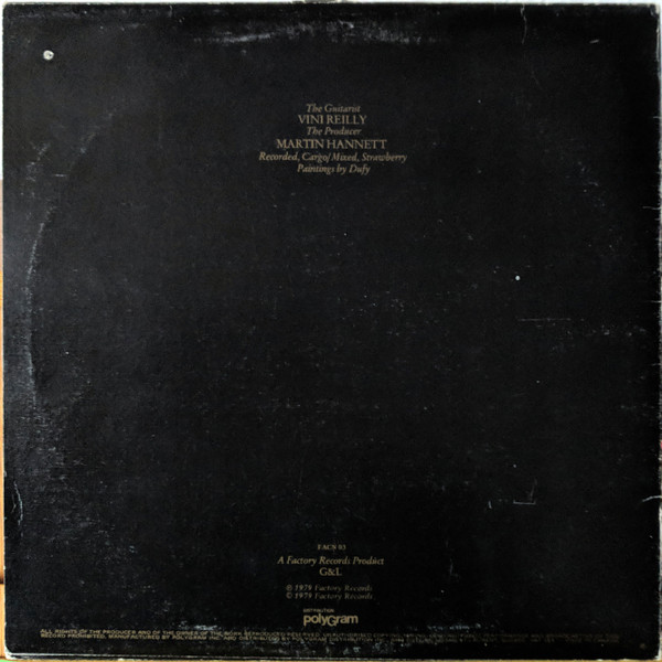 The Durutti Column - The Return Of The Durutti Column [Vinyl] | Factory (FACN 03) - 2