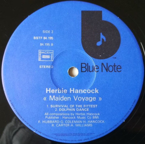 Herbie Hancock - Maiden Voyage | Blue Note (BSTF 84195) - 4 Herbie Hancock - Maiden Voyage | Blue Note (BSTF 84195) - 4