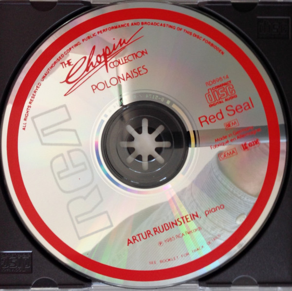Frédéric Chopin , Arthur Rubinstein - The Chopin Collection : Polonaises | RCA Red Seal (RD89814) - 4