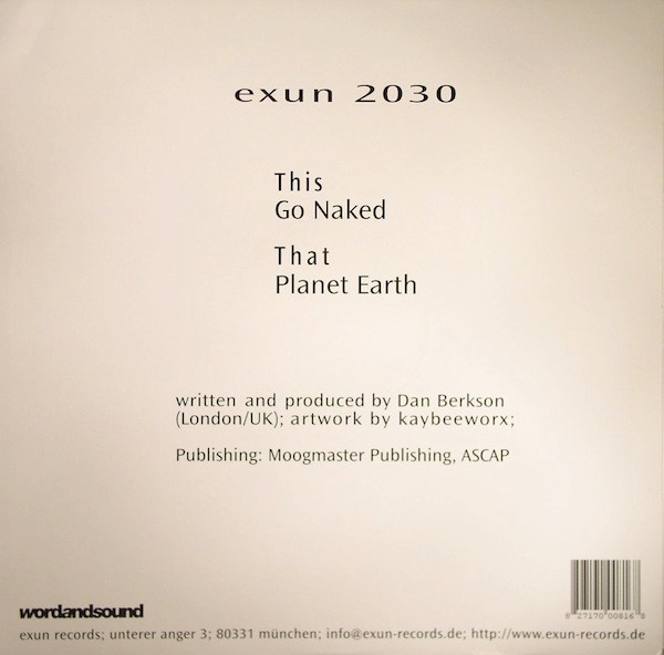 Dan Berkson - Go Naked | Exun (exun 2030) - 2