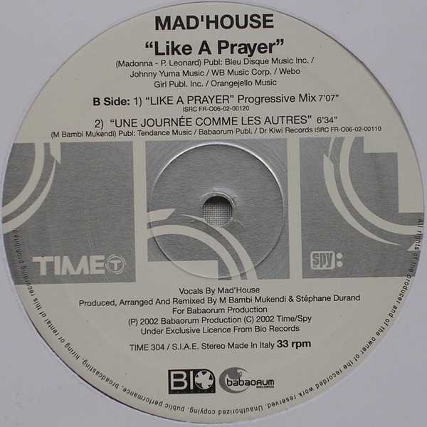 Mad'house - Like A Prayer | TIME (TIME 304) - 4 Mad'house - Like A Prayer | TIME (TIME 304) - 4