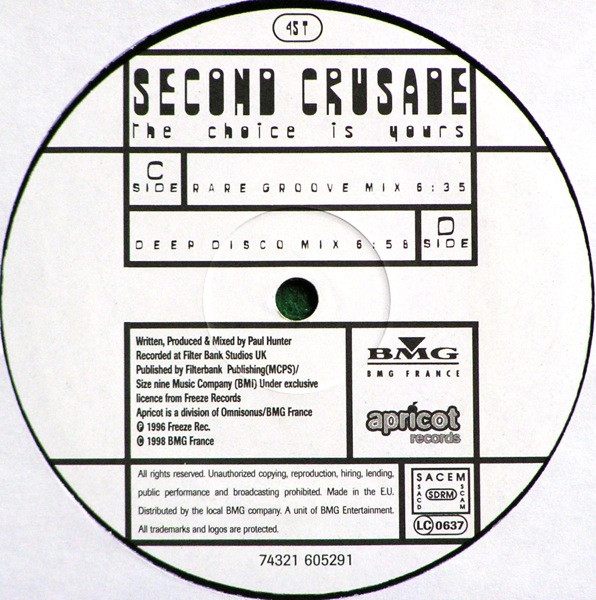 Second Crusade - May The Funk Be With You (Funkin' New Mixes) | Apricot Records (74321 605291) - 4 Second Crusade - May The Funk Be With You (Funkin' New Mixes) | Apricot Records (74321 605291) - 4