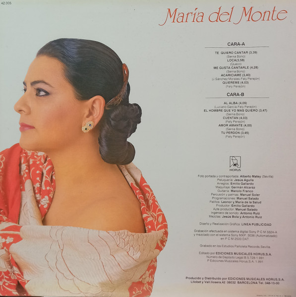 María Del Monte - Al Alba | Horus (42.005) - 2
