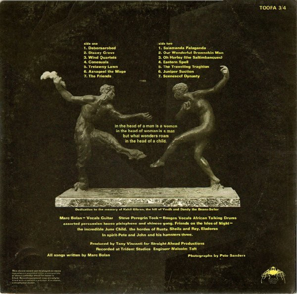 Tyrannosaurus Rex - Prophets, Seers & Sages, The Angels Of The Ages / My People Were Fair And Had Sky In Their Hair... But Now They're Content To Wear Stars On Their Brows | Fly Records (TOOFA 3/4) - 2