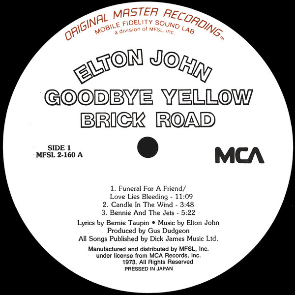 Goodbye Yellow Brick Road
