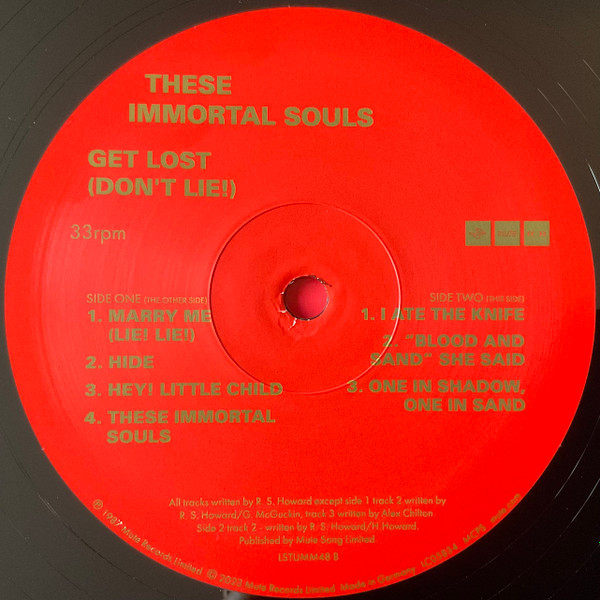 These Immortal Souls - Get Lost (Don't Lie) | Mute (LSTUMM48) - 4