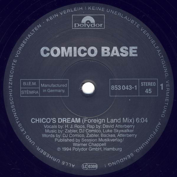 Comico Base - Chico's Dream | Polydor (853 043-1) - 3