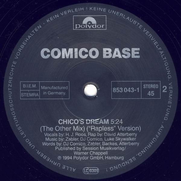 Comico Base - Chico's Dream | Polydor (853 043-1) - 4