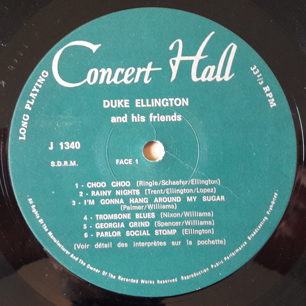 Duke Ellington - Duke Ellington and his Friends 1924-1928 | Concert Hall (J 1340) - 3