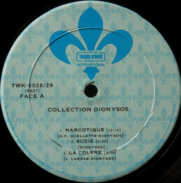 Dionysos - Collection Dionysos | Trans-World International (TWK-6528/29) - 4 Dionysos - Collection Dionysos | Trans-World International (TWK-6528/29) - 4