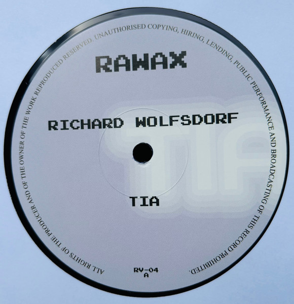 Richard Wolfsdorf - Tia | Rawax (RV-04)