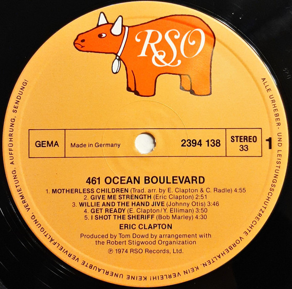 Eric Clapton - 461 Ocean Boulevard | RSO (2394 138) - 3 Eric Clapton - 461 Ocean Boulevard | RSO (2394 138) - 3