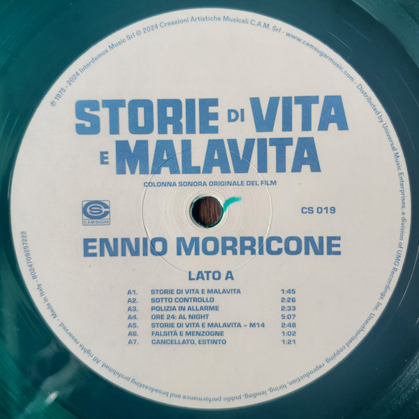 Ennio Morricone - Storie Di Vita E Malavita (Colonna Sonora Originale Del Film) | Cam Sugar (CS 019) - 4 Ennio Morricone - Storie Di Vita E Malavita (Colonna Sonora Originale Del Film) | Cam Sugar (CS 019) - 4