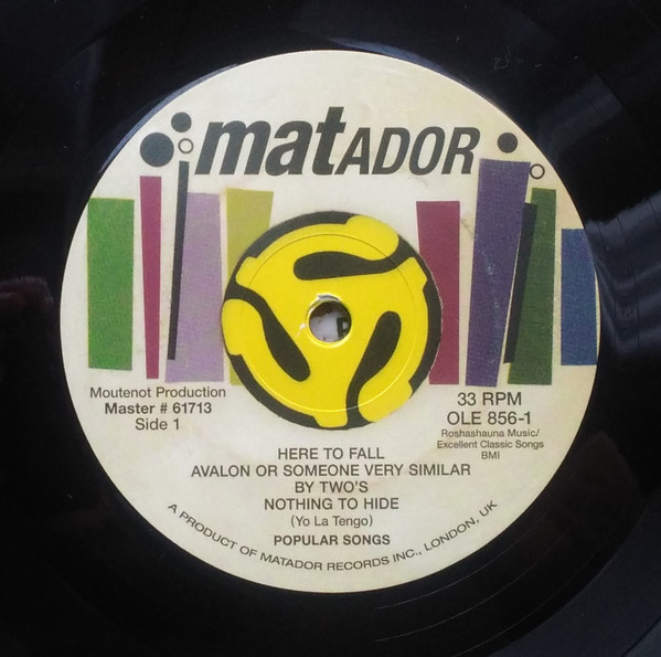 Yo La Tengo - Popular Songs | Matador (OLE 856-1) - 4 Yo La Tengo - Popular Songs | Matador (OLE 856-1) - 4