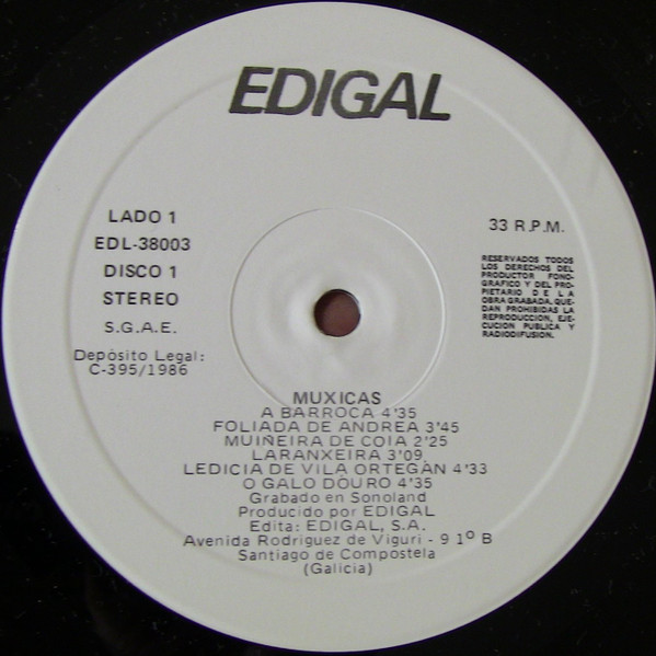 Muxicas - Muxicas | Edigal (EDL 38.003/4) - 4