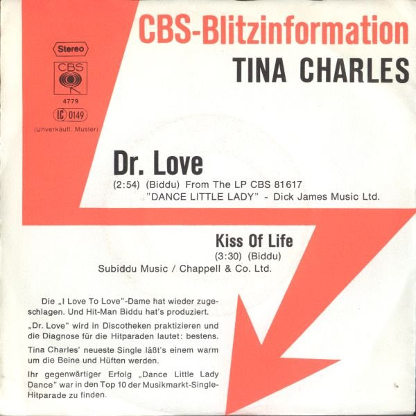 Tina Charles - Dr. Love | CBS (CBS S 4779)