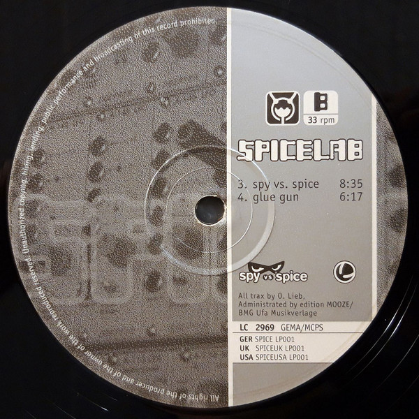 Spicelab - Spy Vs. Spice | Spy vs. Spice (SPICE LP001) - 3 Spicelab - Spy Vs. Spice | Spy vs. Spice (SPICE LP001) - 3